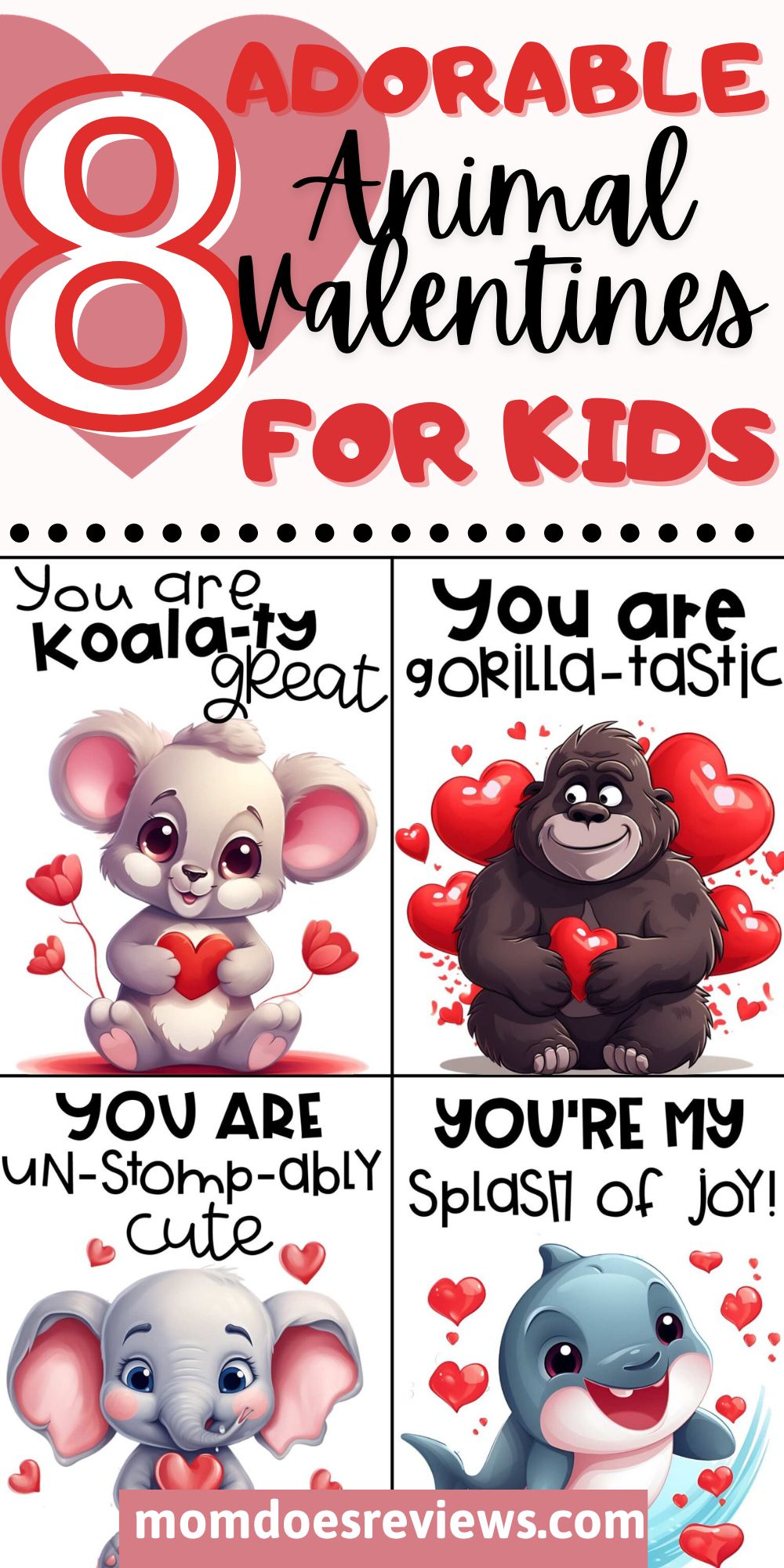 Adorable Animal Valentine's Day Cards