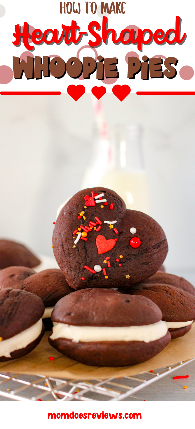 Heart-shaped Whoopie Pie