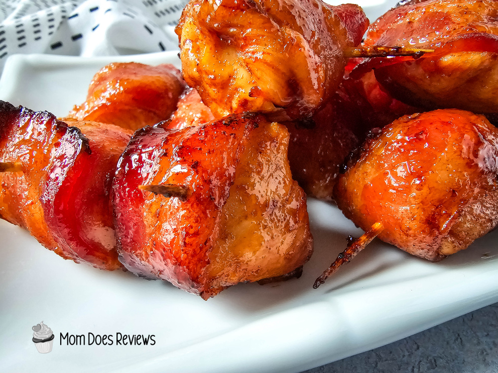 Air Fryer Bacon-Wrapped Chicken Bites