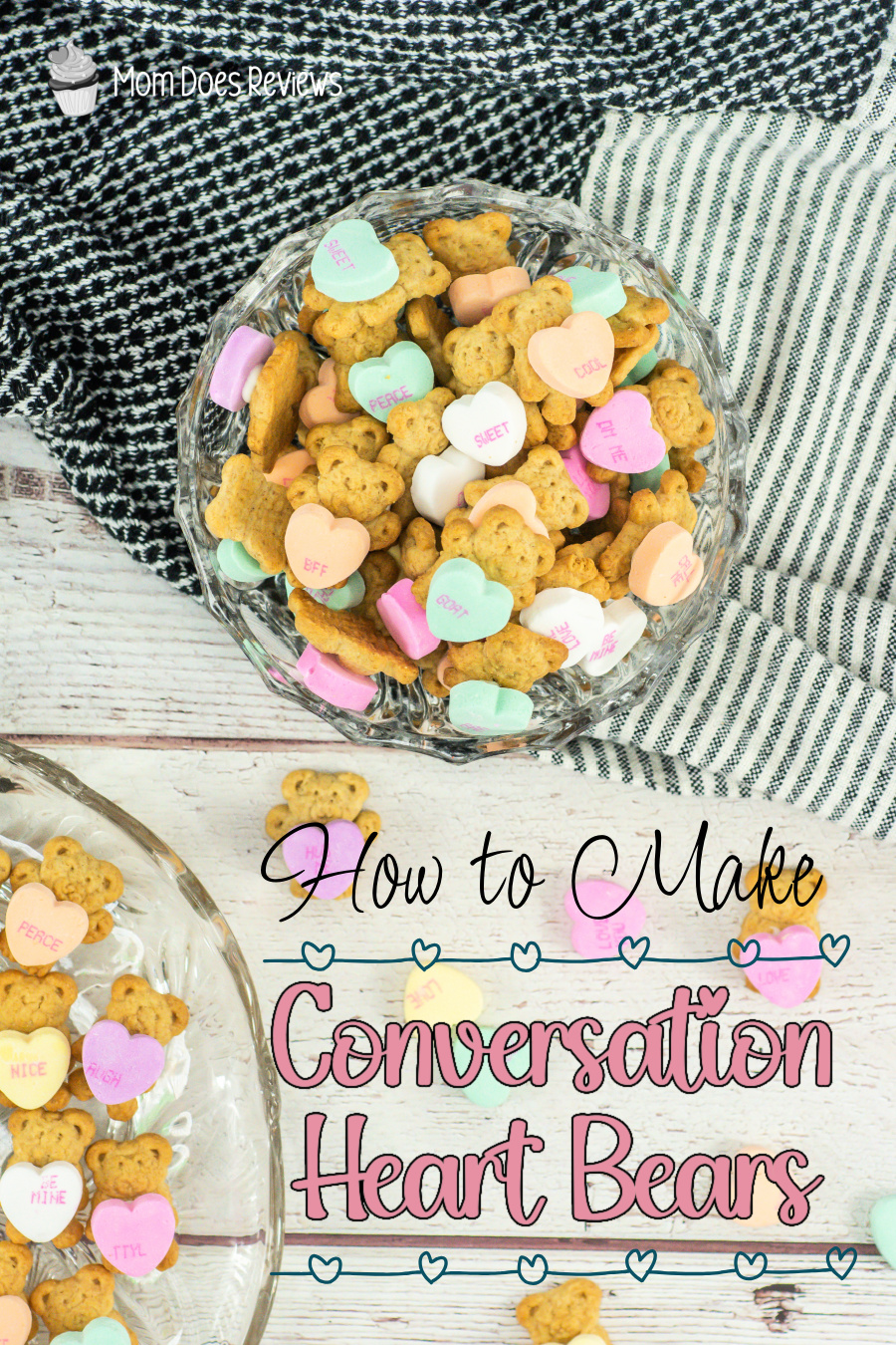 Cute Conversation Heart Bears