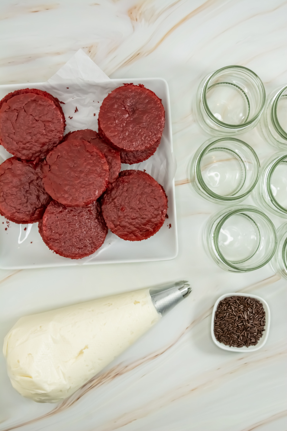 Cake in a Jar process