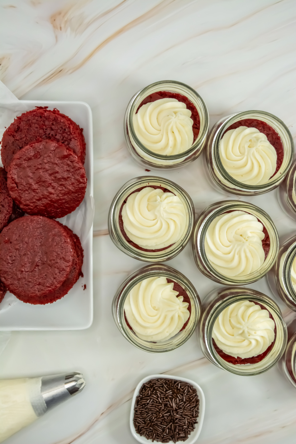 Cake in a Jar process