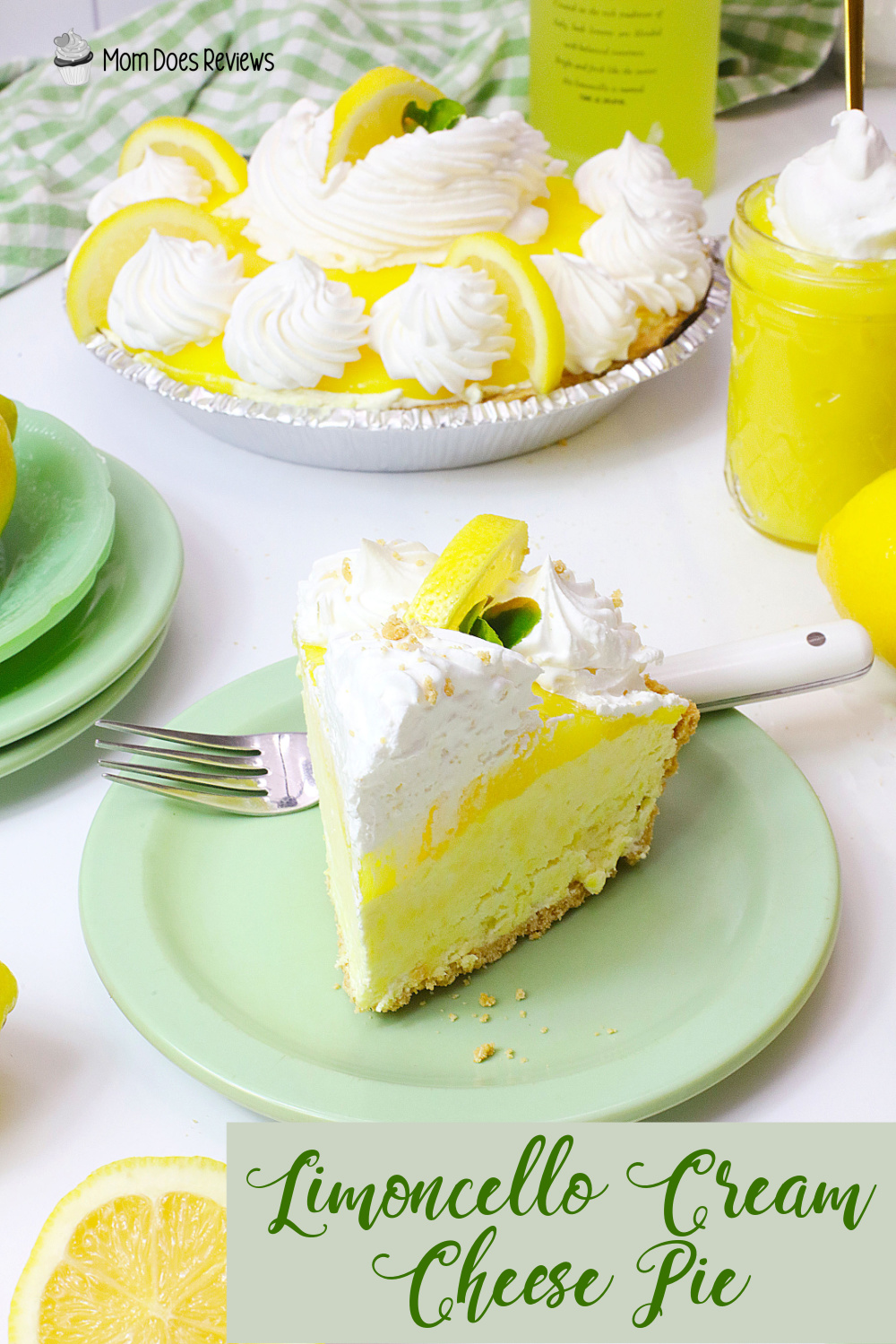 Limoncello Cream Cheese Pie