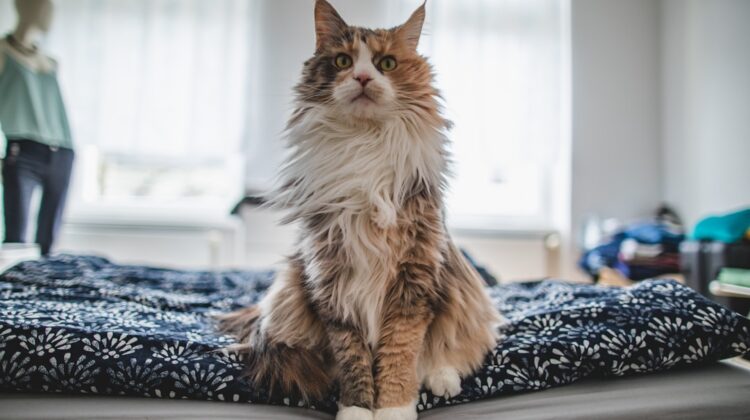 fluffy cat