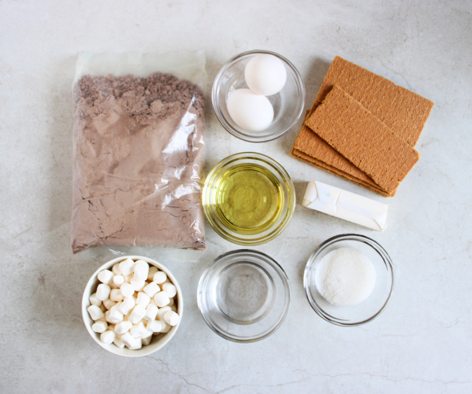 S'mores brownies