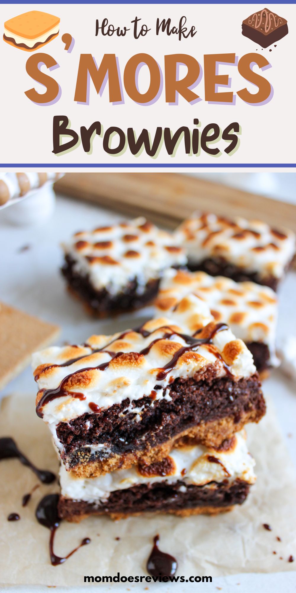 S'mores brownies