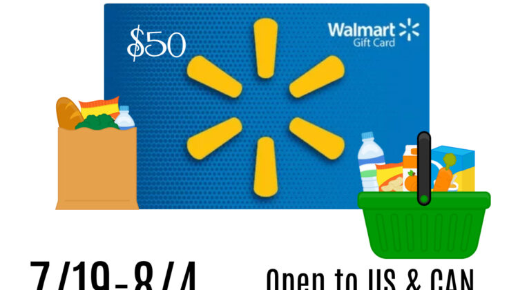 $50 Walmart giveaway