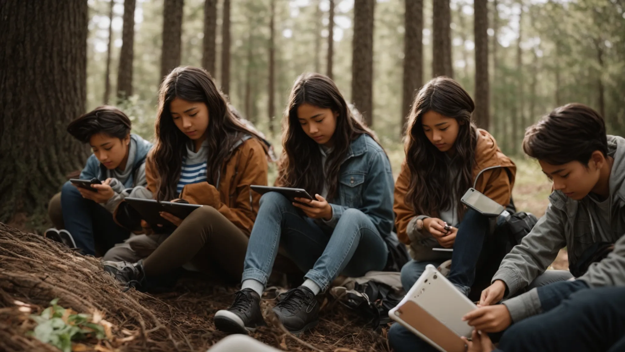 group of students outdoors
