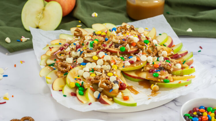 caramel apple nachos