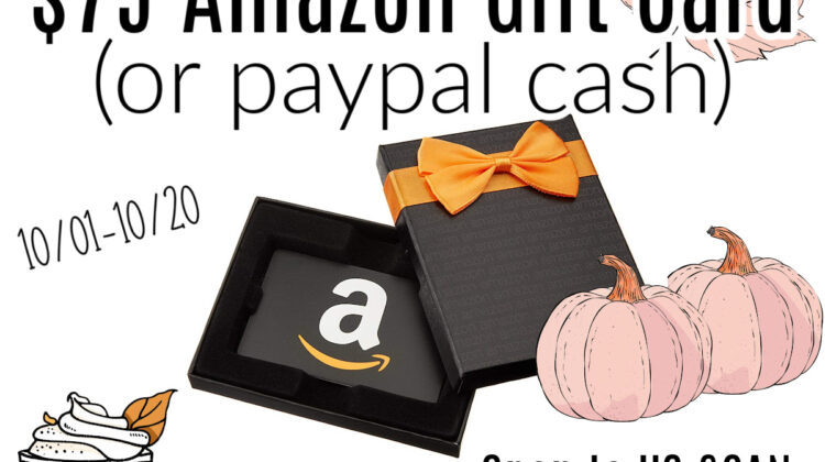 Amazon or PayPal Giveaway
