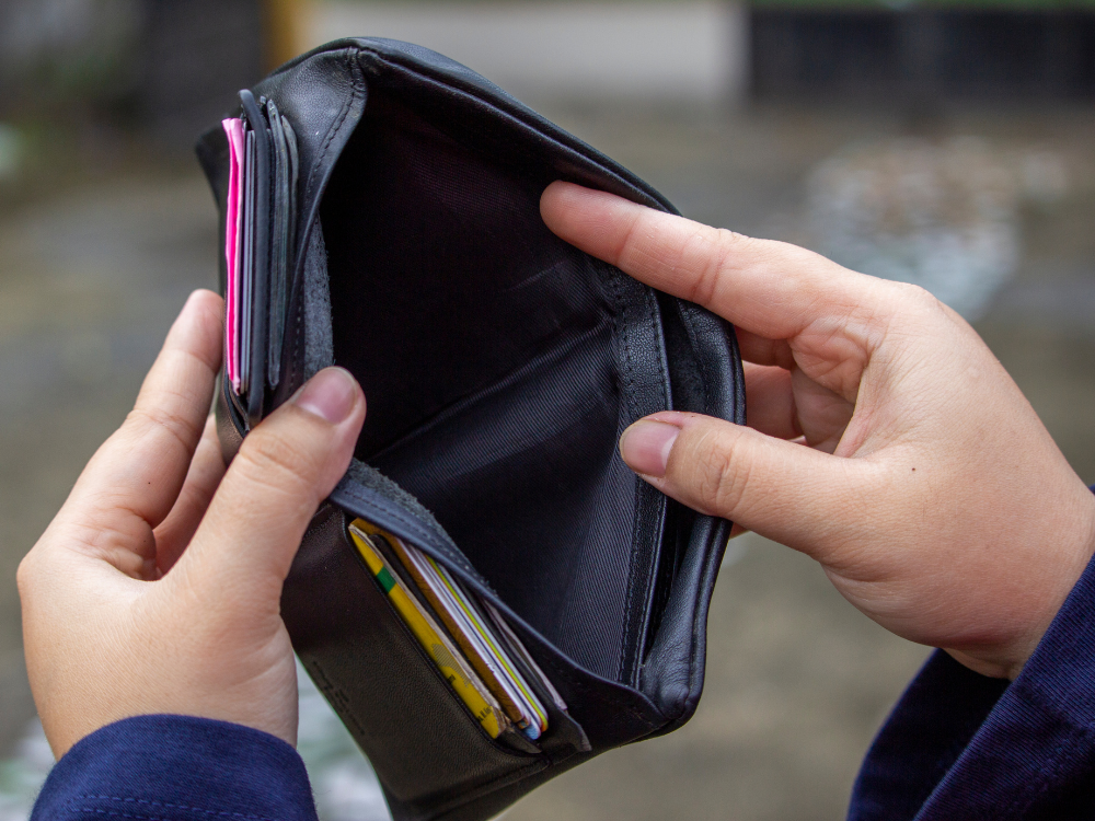 empty wallet
