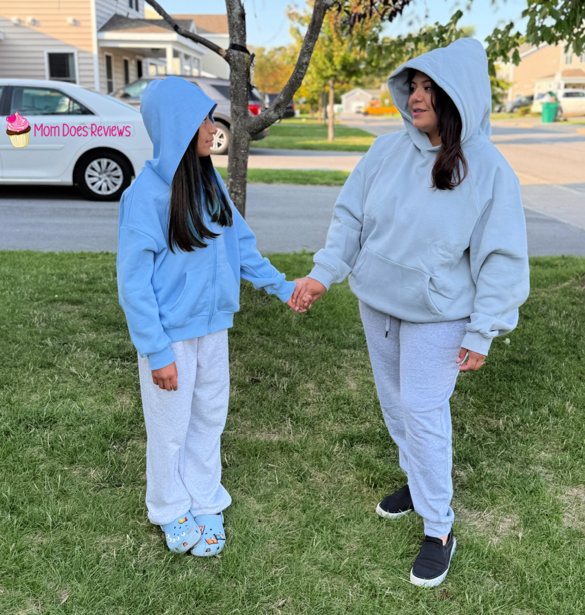 matching sweat suit
