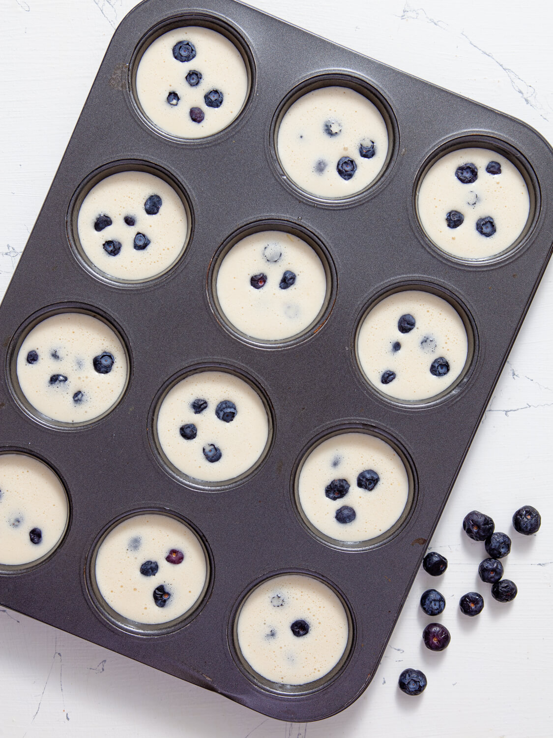 Blueberry popovers