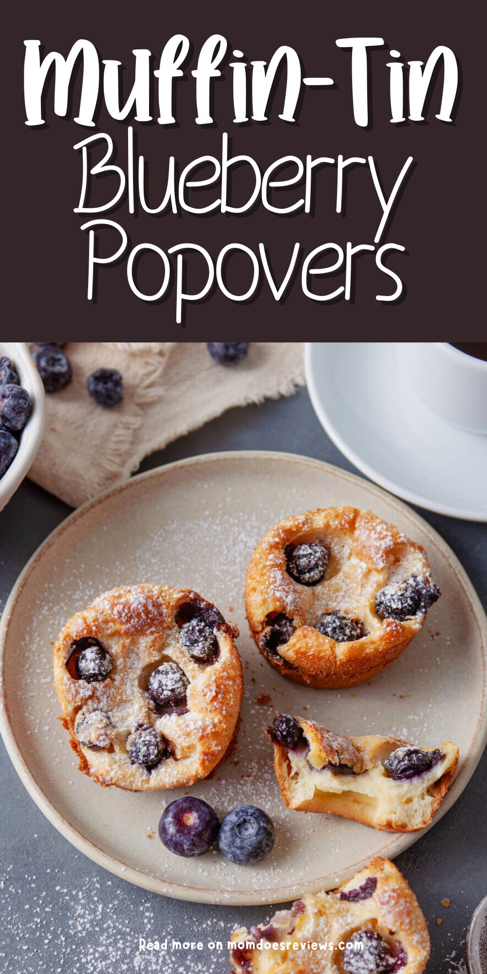 Blueberry popovers