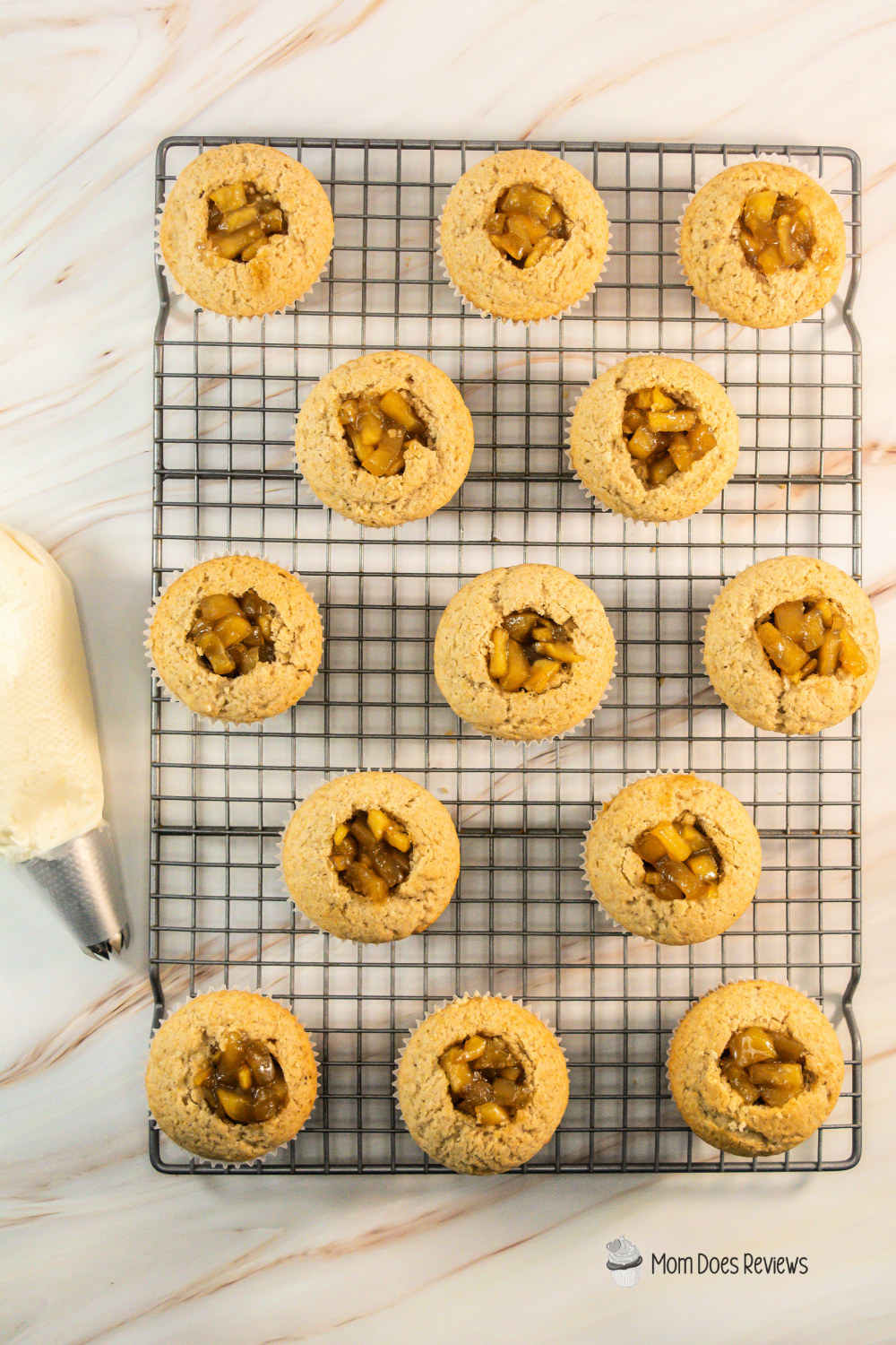 Apple pie cupcakes