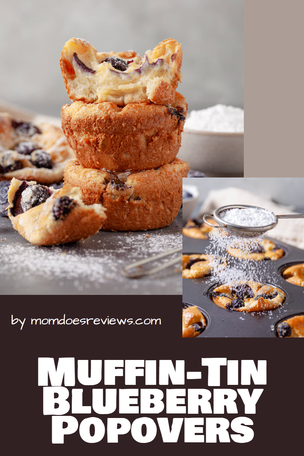 Blueberry popovers