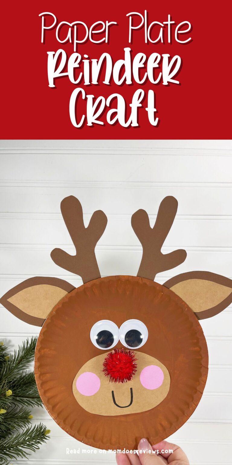 Paper Plate Reindeer Craft Mom Does Reviews