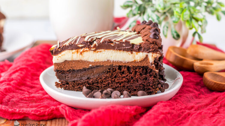 black tie mousse cake