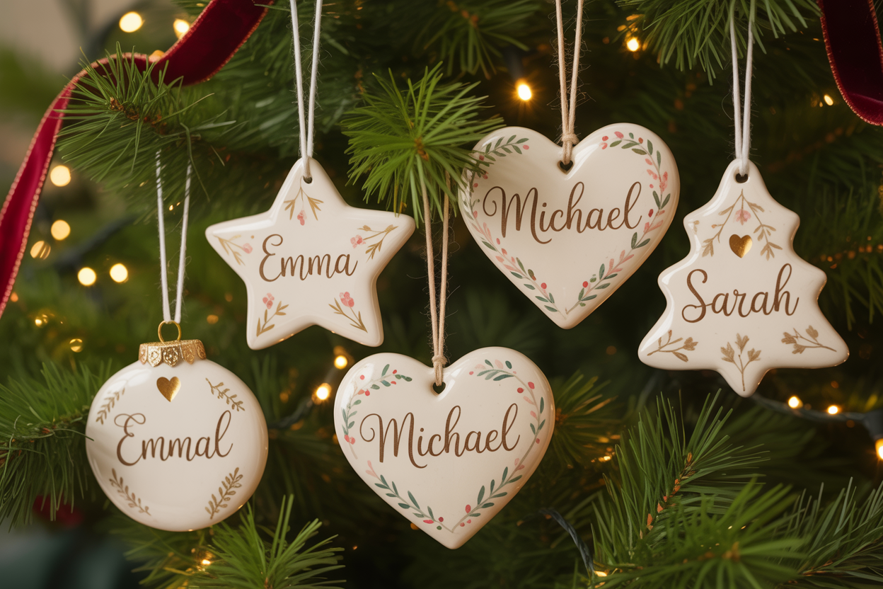 Personalized Ceramic Ornaments