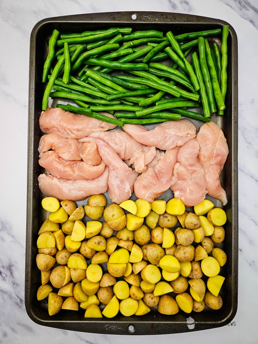 Sheet pan Garlic Parm Chicken