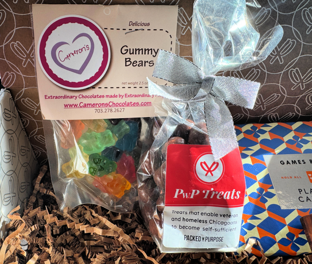 sweets in gift box