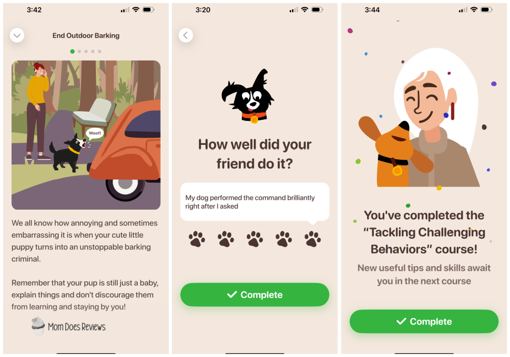 Woofz behaviors