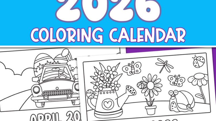 Coloring Calendar