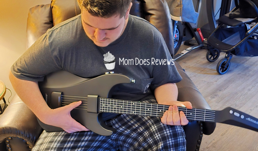 AeroBand Guitar: Making Music Fun on the Go for Young Musicians