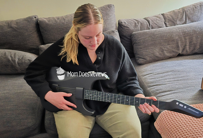 AeroBand Guitar: Making Music Fun on the Go for Young Musicians