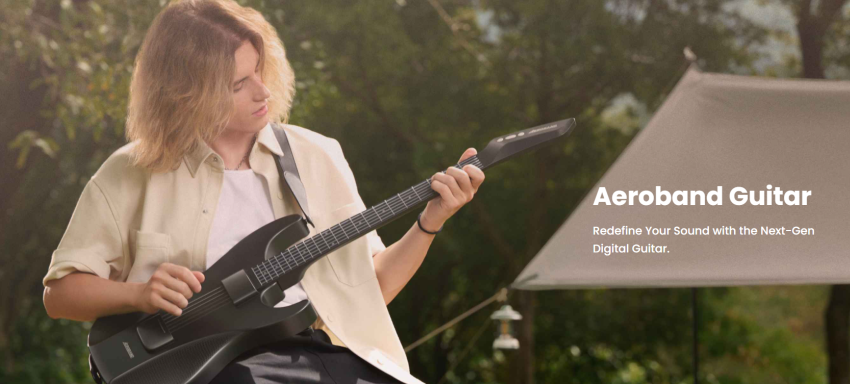 AeroBand Guitar: Making Music Fun on the Go for Young Musicians
