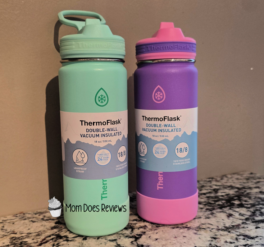 ThermoFlask Reusable Water Bottles for Families Make Busy School Days So Much Easier