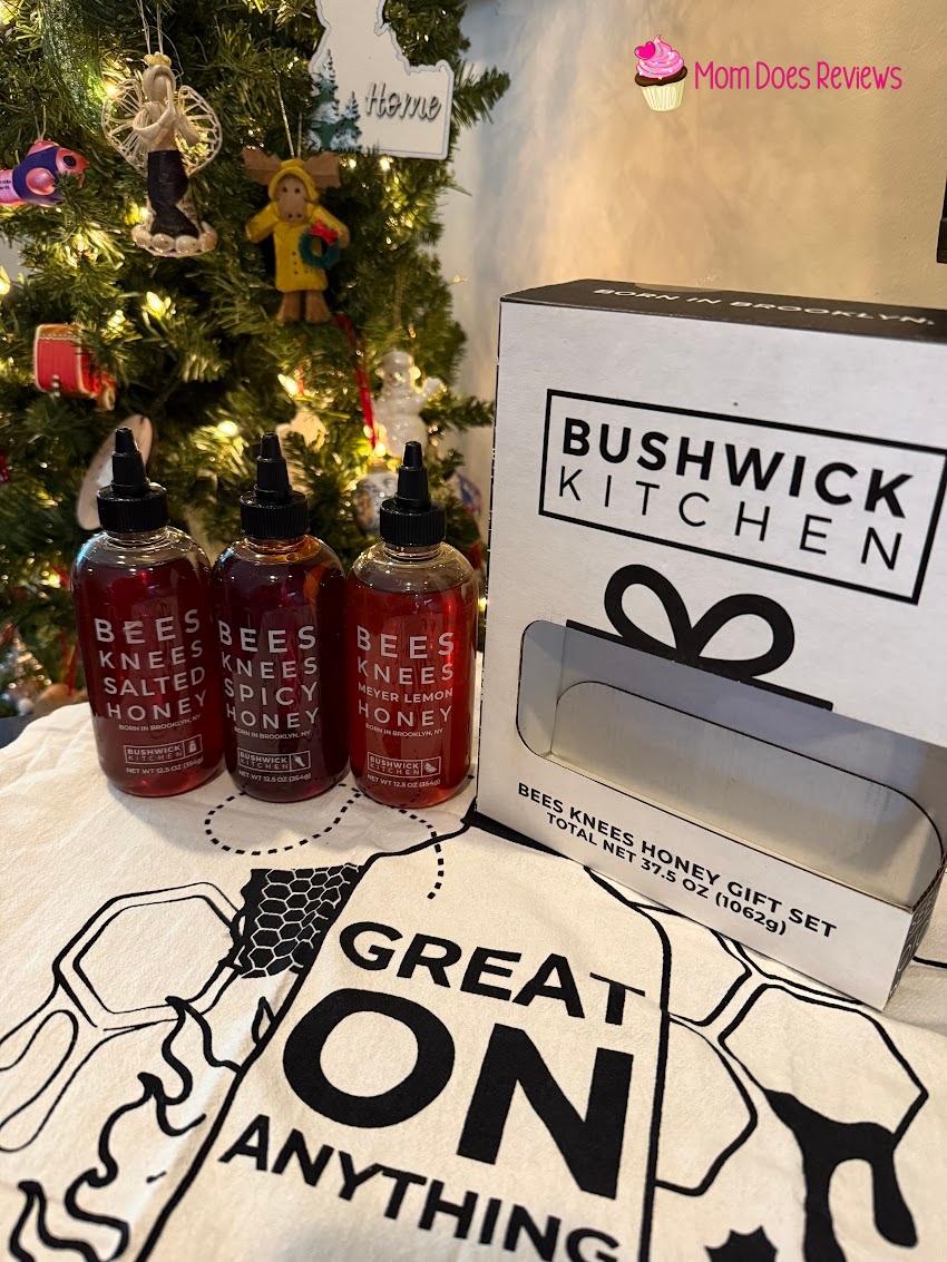 Bushwick Kitchen Bees Knees gift set with box and bottles