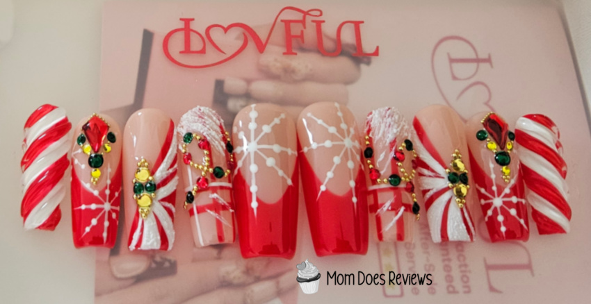 Candy Noel Nails
