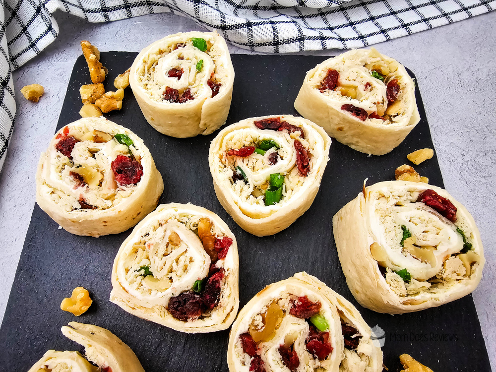 cranberry chicken pinwheels