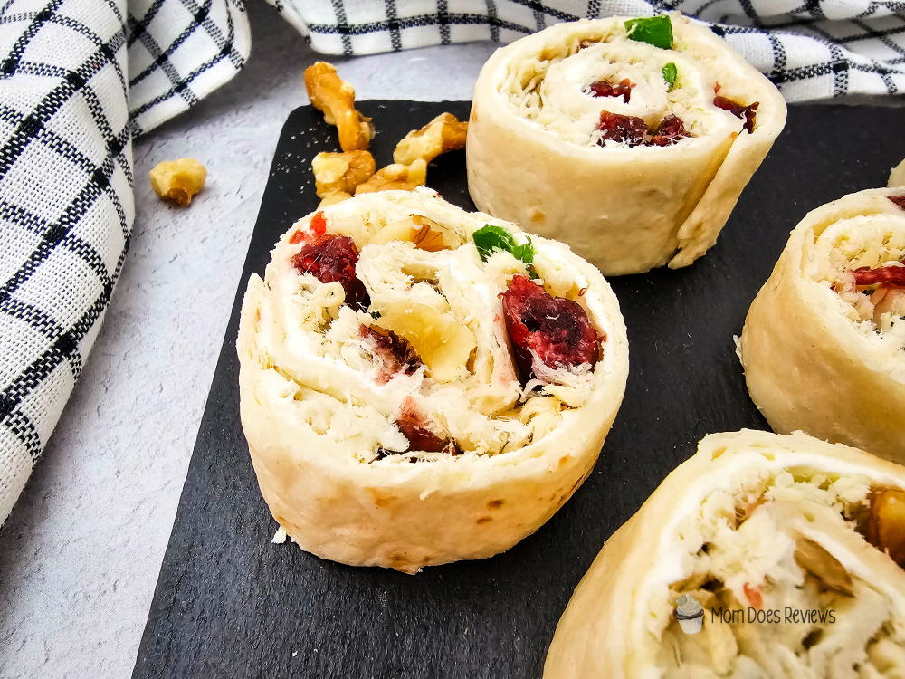 cranberry chicken pinwheels