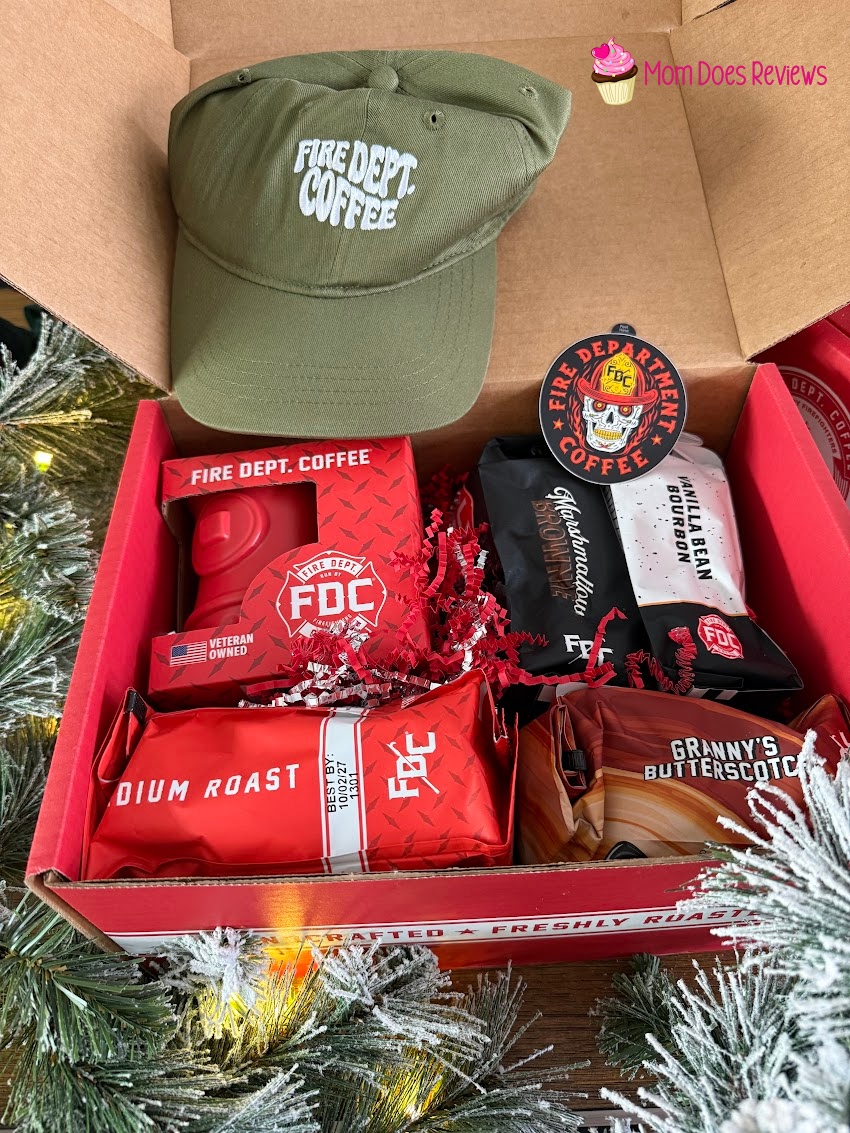 FDC ground coffee in the gift box