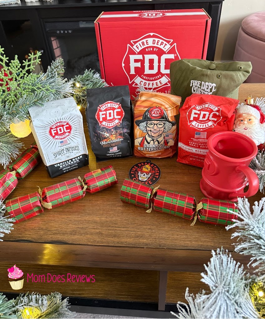 FDC ground coffee displayed
