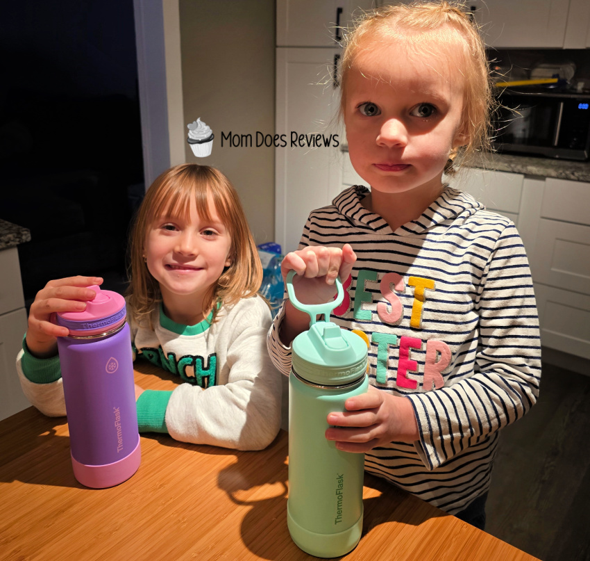 ThermoFlask Reusable Water Bottles for Families Make Busy School Days So Much Easier
