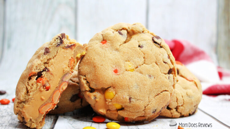 Reese's Peanut butter Stuffed Cookies