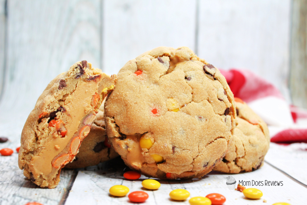 Reese's Peanut butter Stuffed Cookies