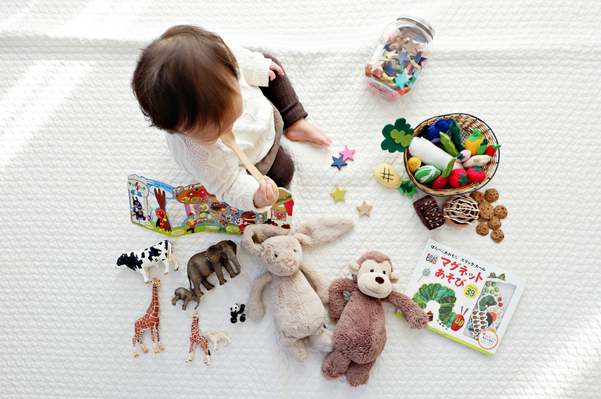 baby playing
