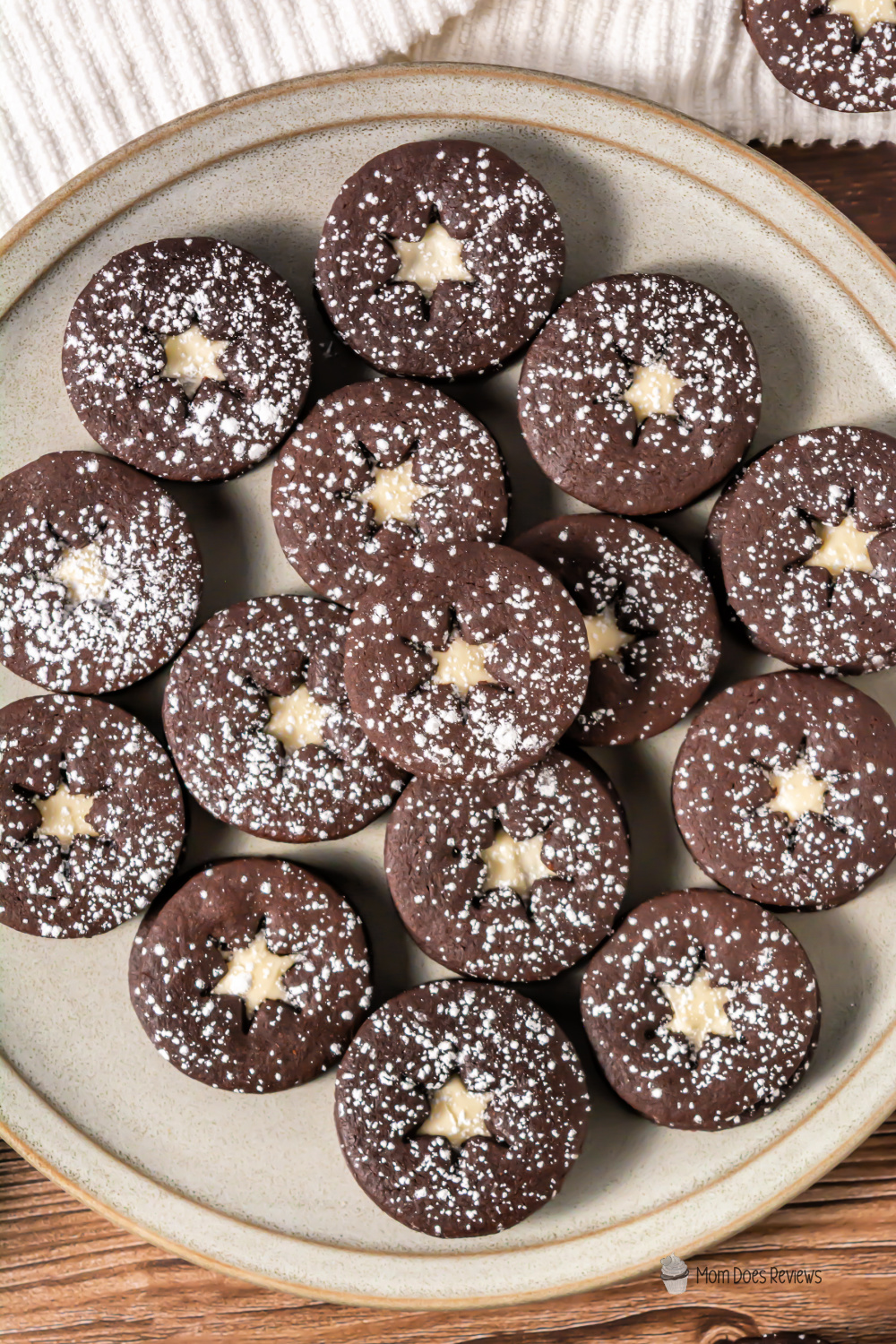 Chocolate Linzer Cookies