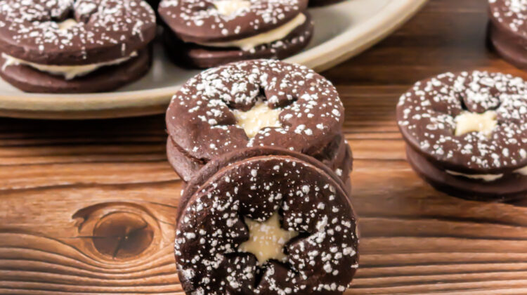 Chocolate Linzer Cookies