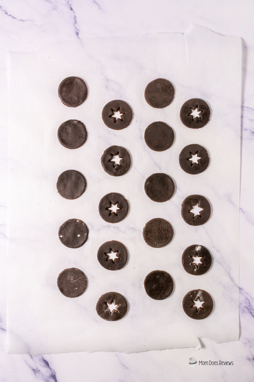 Chocolate Linzer Cookies