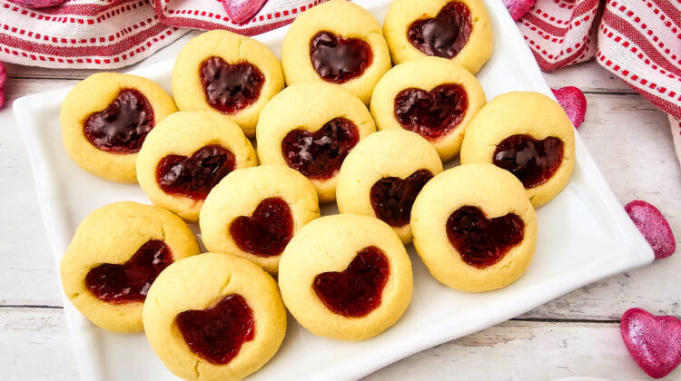 Jam-filled Thumbprint cookies