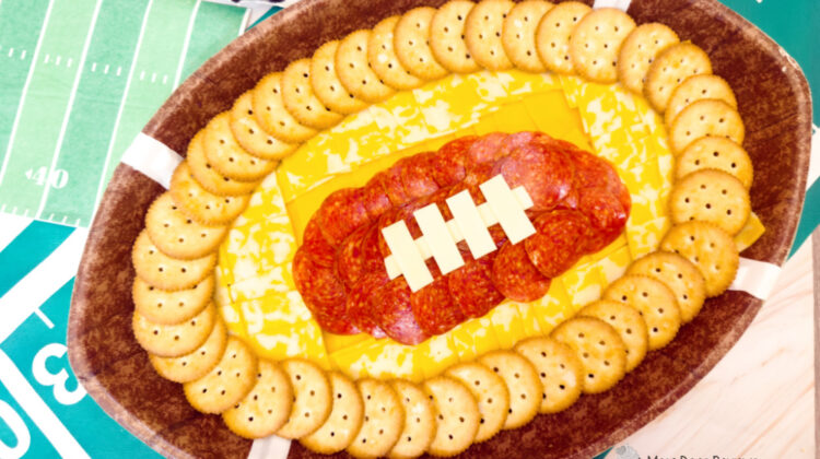 football charcuterie board