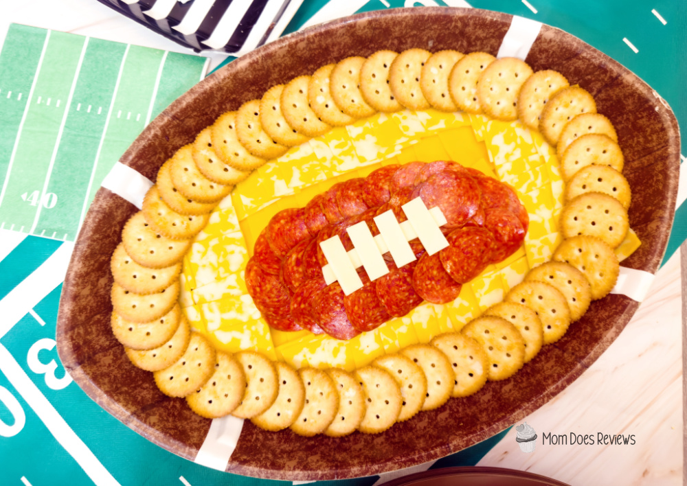 football charcuterie board