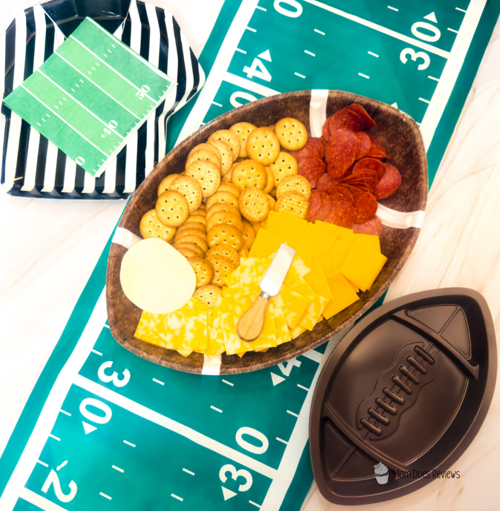 football charcuterie board