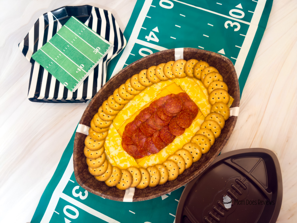 football charcuterie board