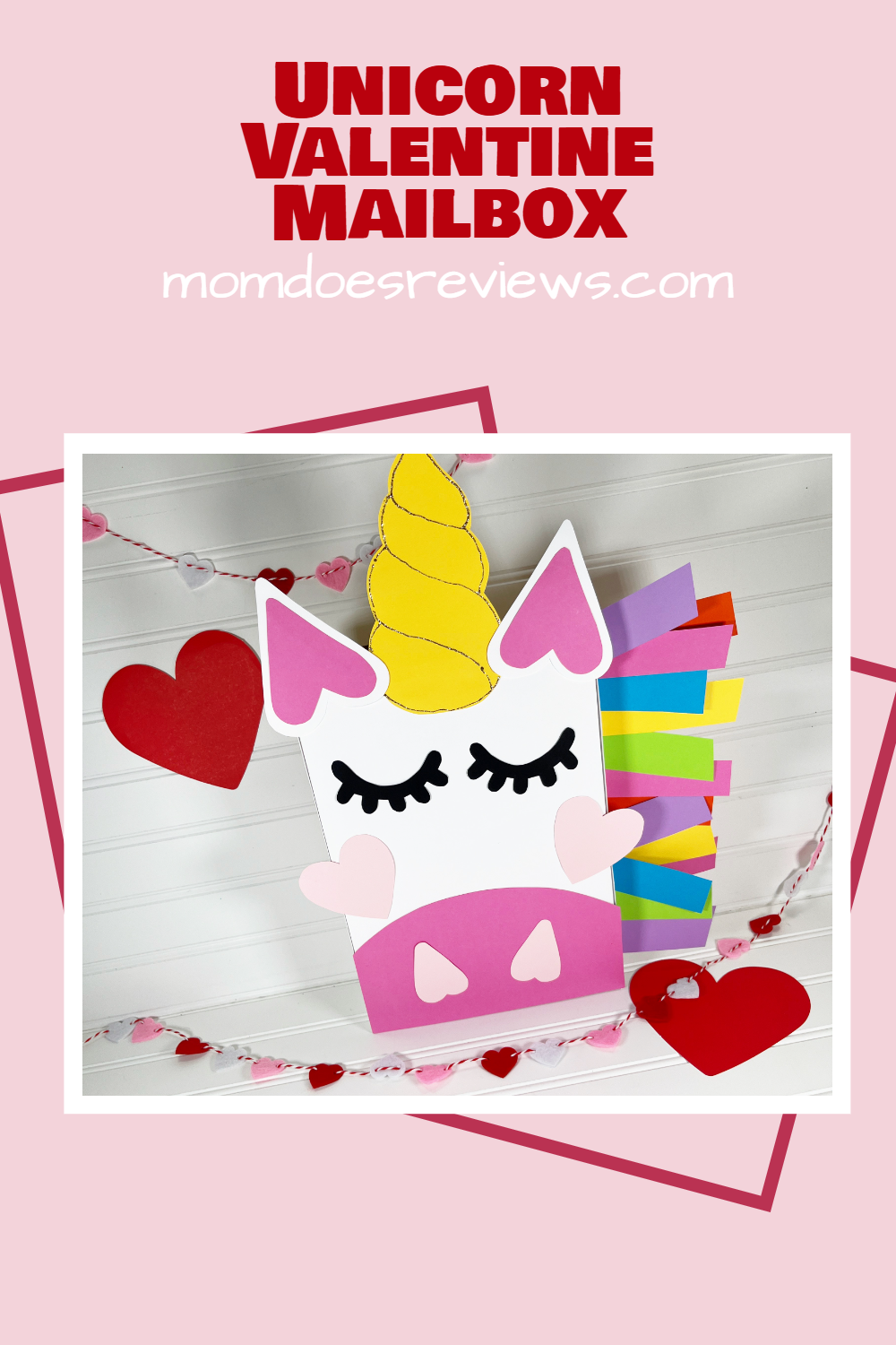 Unicorn Valentine Mailbox